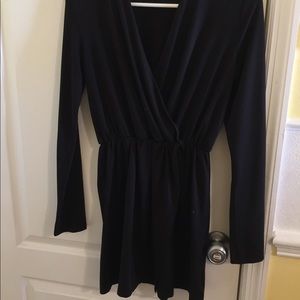 Long Sleeve black mini dress